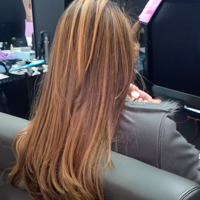 Balayage hair transformation Bayonne NJ
