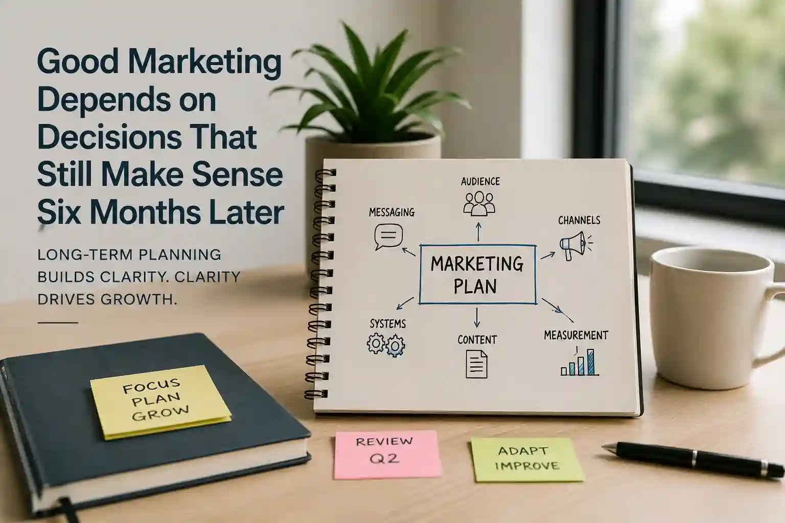 Why Good Marketing Depends on Decisions That Still Make Sense Six Months Later