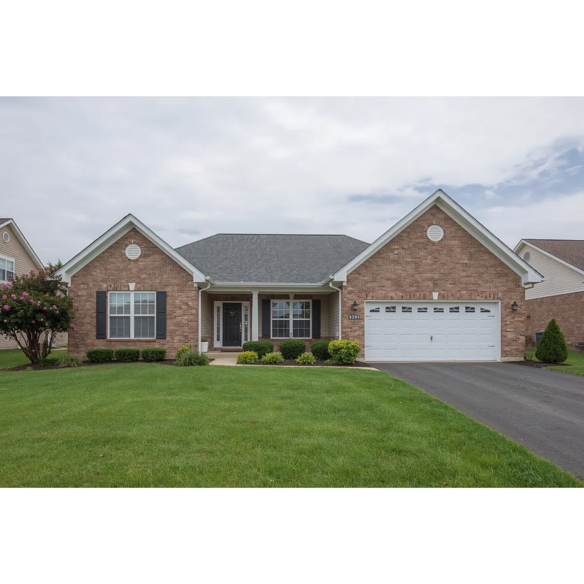 Professional architectural focus in a residential community