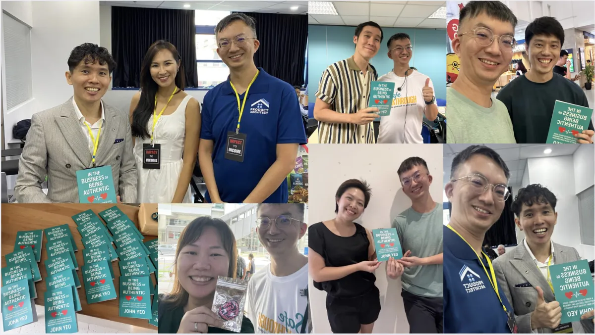 John with community members