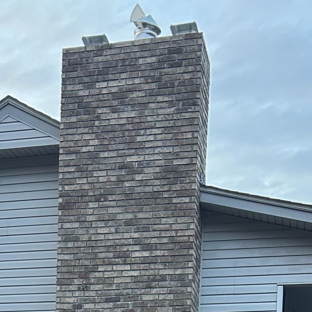 Chimney after a repair