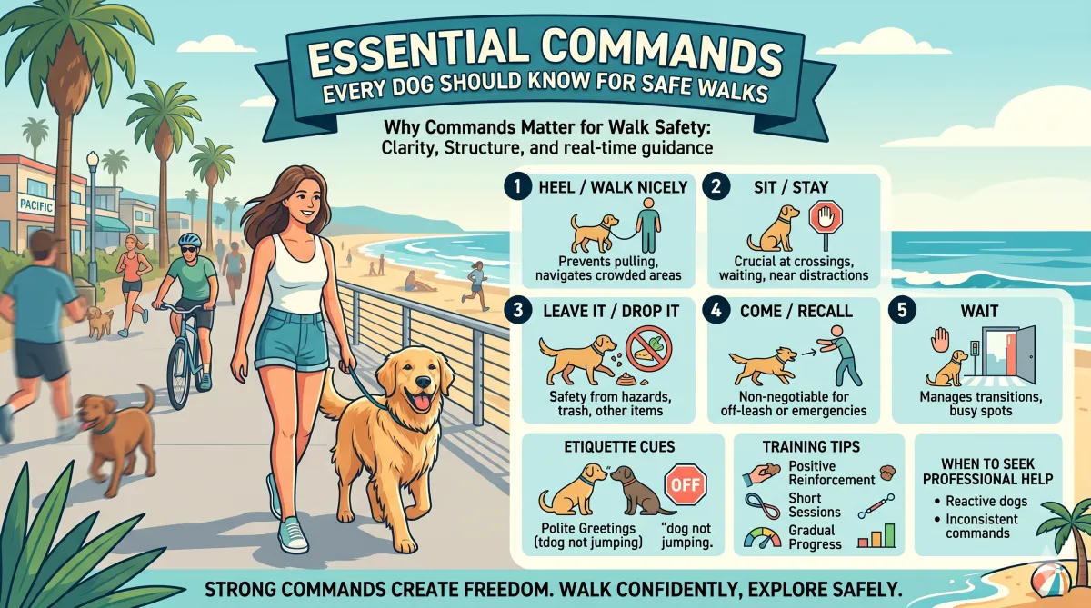 Essential Commands Every Dog Should Know for Safe Walks