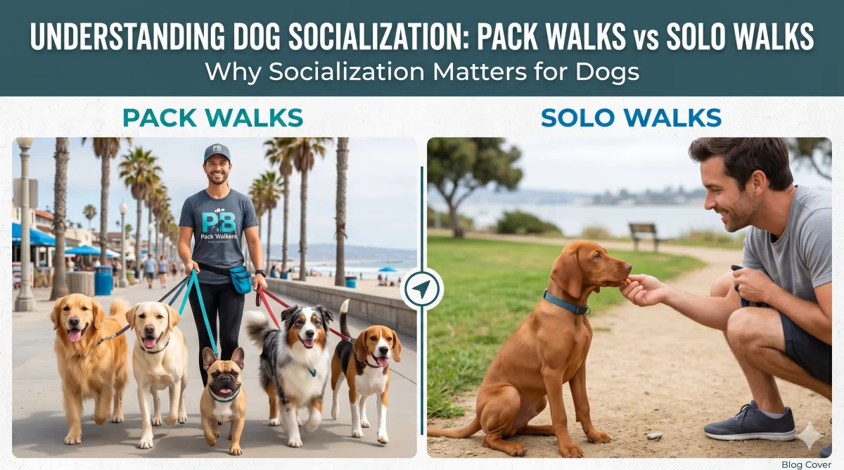 Understanding Dog Socialization: Pack Walks vs Solo Walks