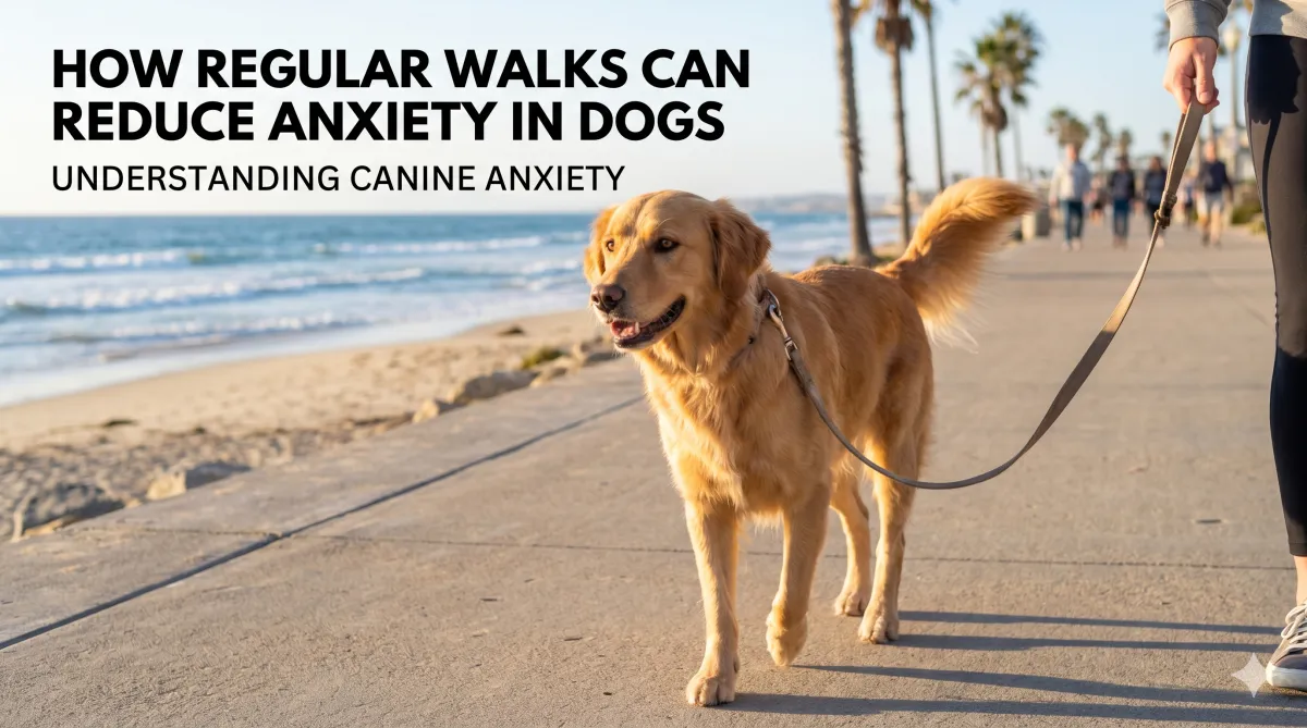 How Regular Walks Can Reduce Anxiety in Dogs