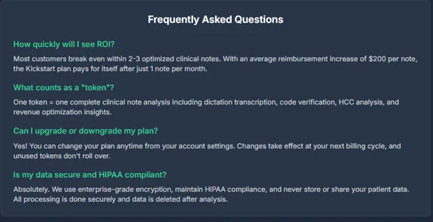 VerifyMedCodes.ai FAQs