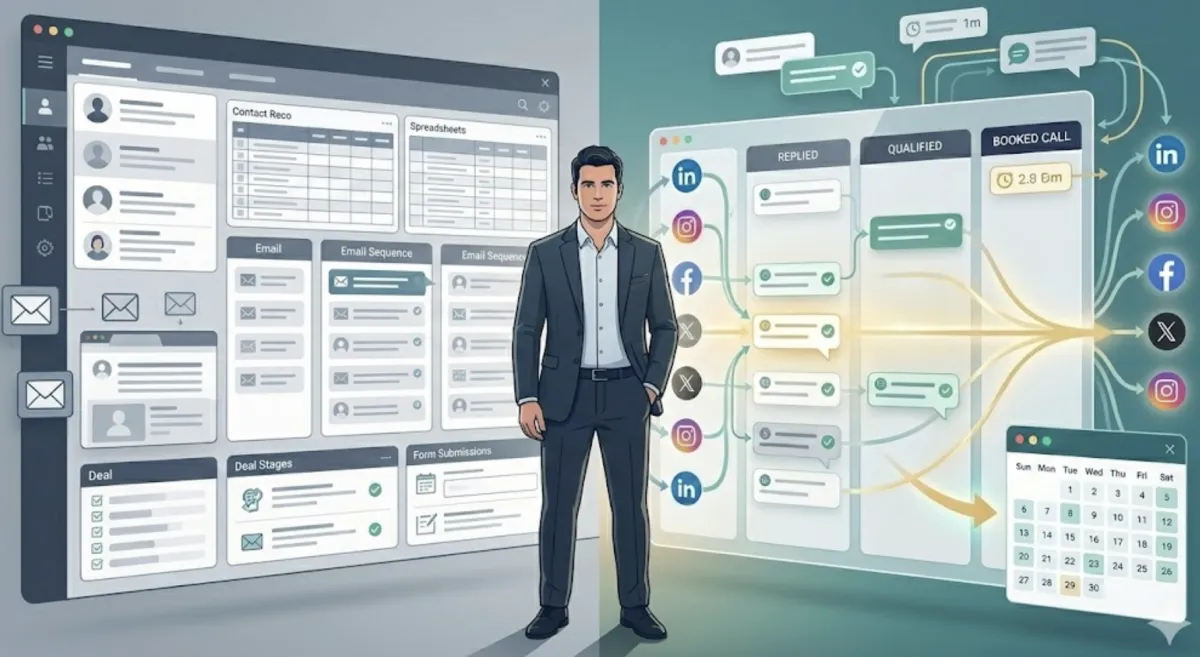 FlowChat vs. HubSpot for Social Selling: Which CRM Wins for Outbound?