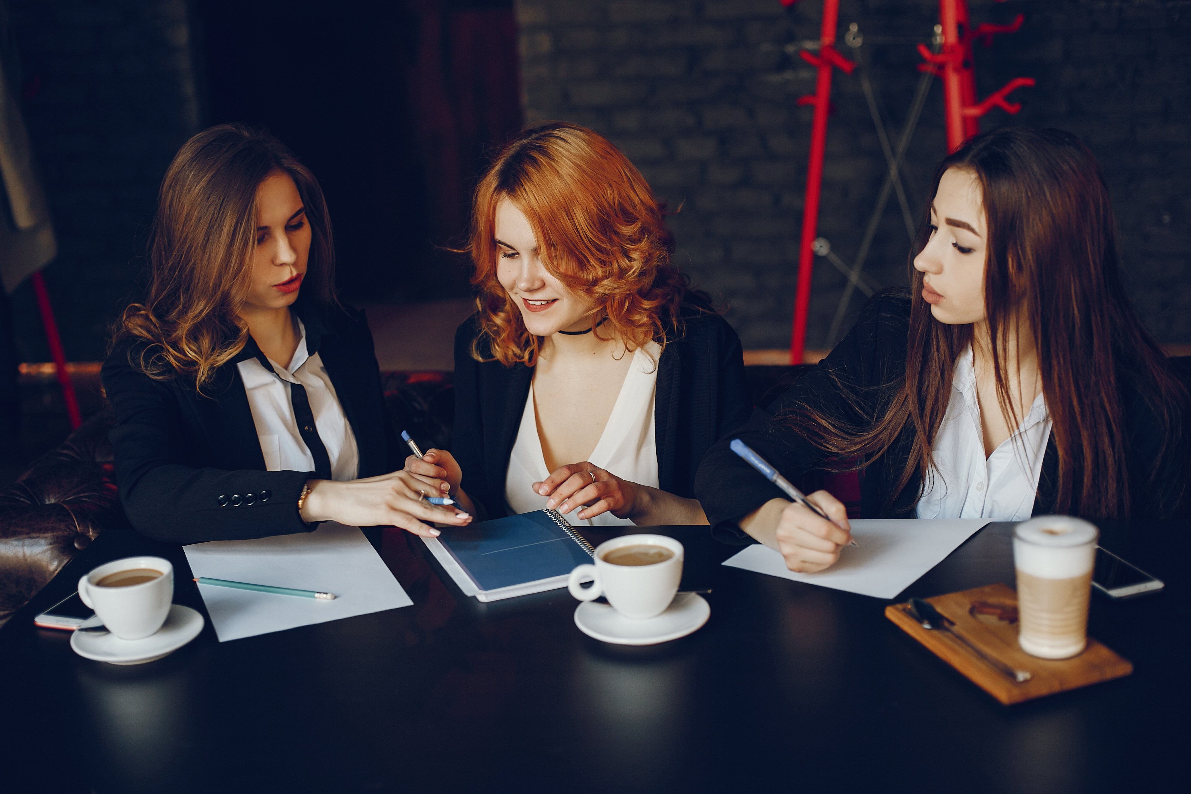 Women in a professional leadership setting