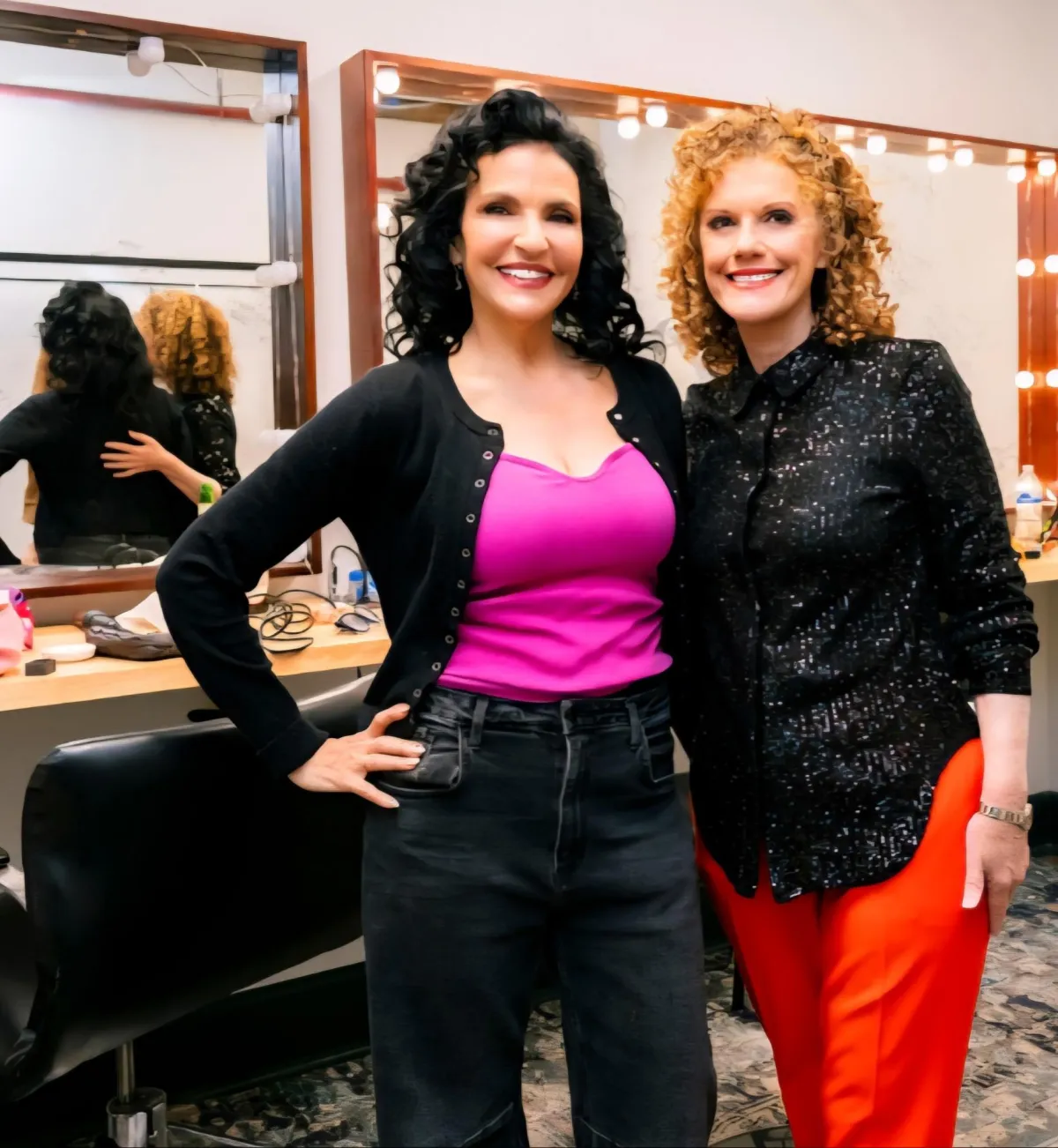 Boomer Broads comedians Leslie Norris Townsend and Jann Karam