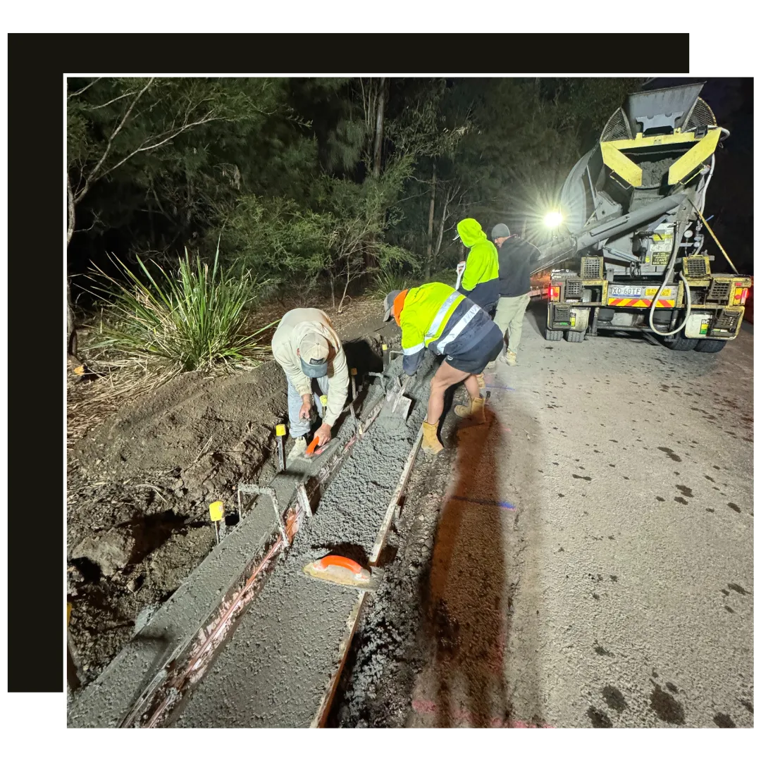 House surrounds concreting Sunshine Coast