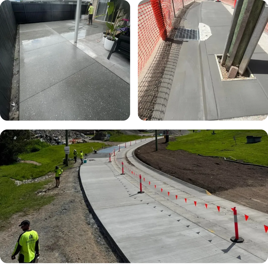 House surrounds concreting Sunshine Coast