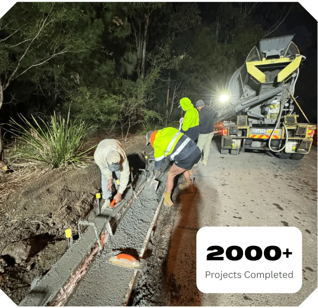 Concrete driveways Sunshine Coast