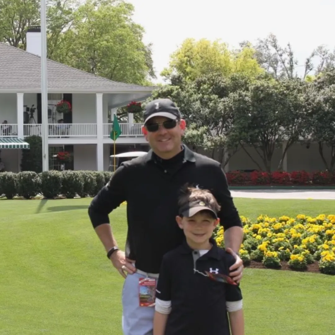 Ken Zinkand, Founder of SwingWise, with his sons