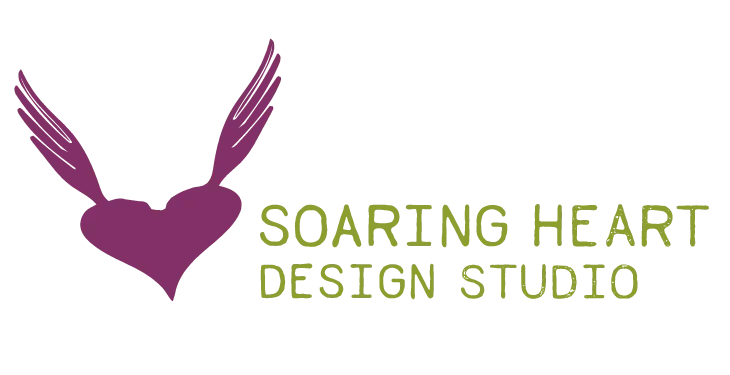 Soaring Heart Design Logo