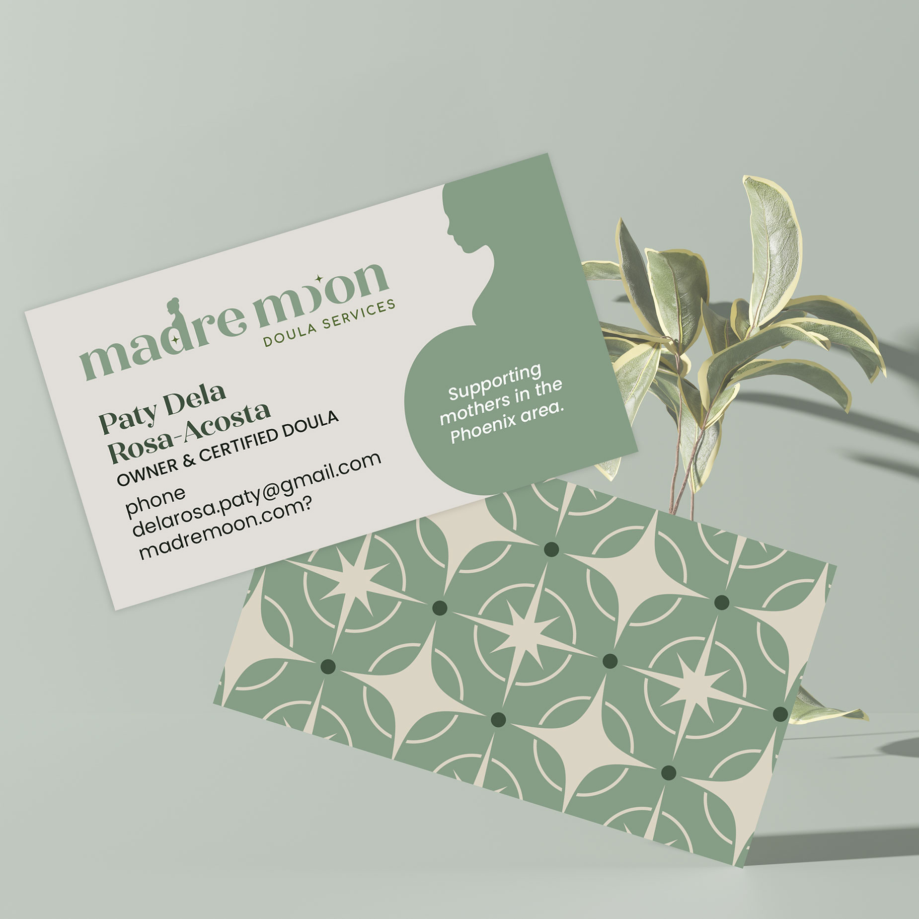 Doula business card design
