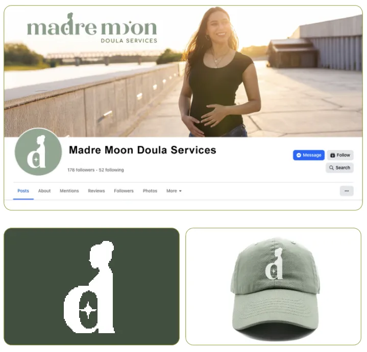 Doula social media and logomark design