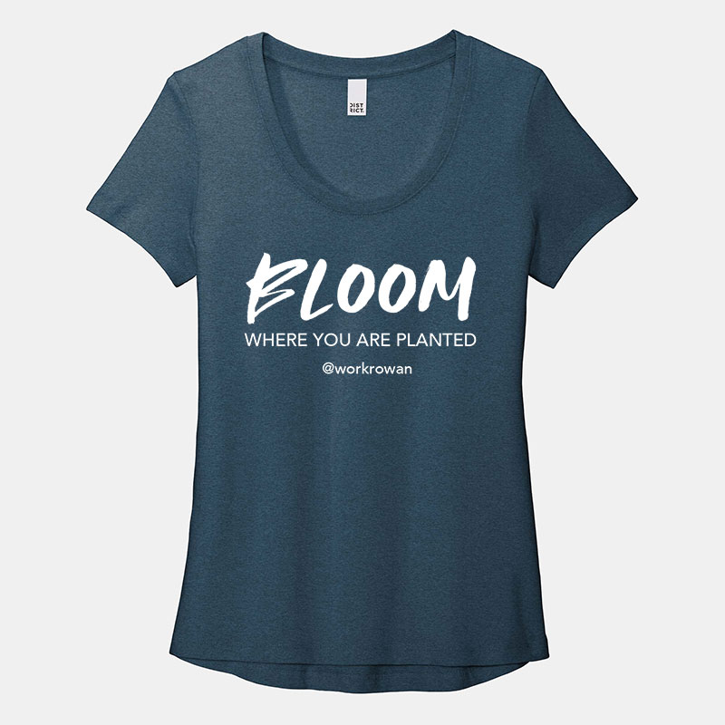 Bloom where you are planted t-shirt design