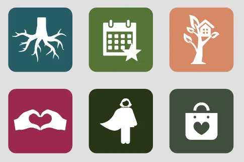 wellness and community focused icons