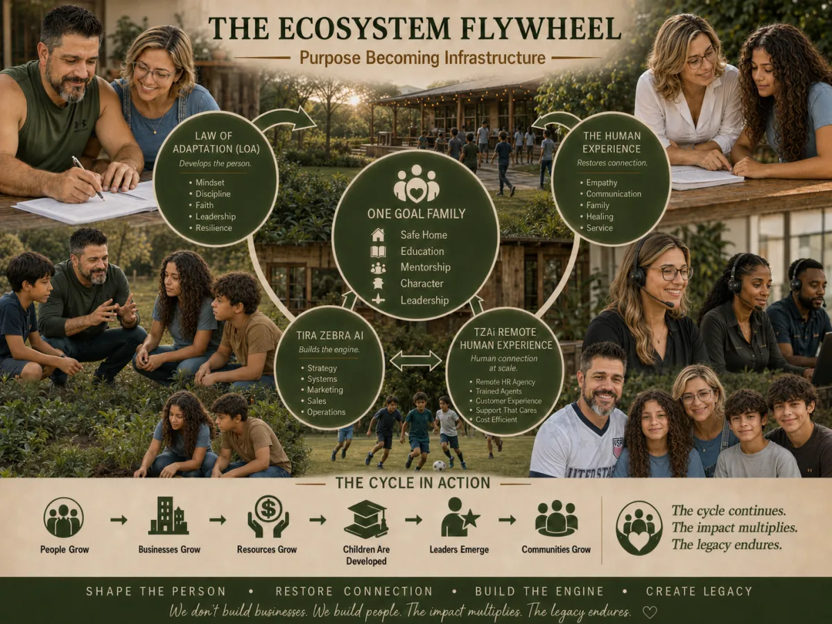 The Ecosystem Flywheel - how One Goal Family sustains its mission