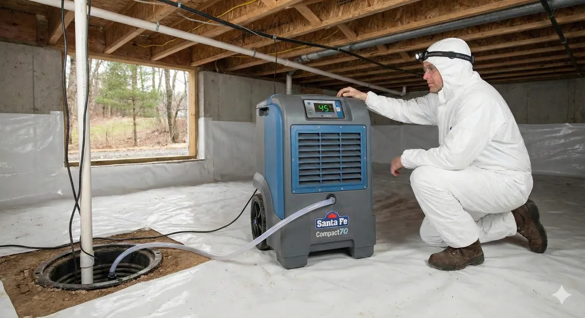 Construction vehicles parked in the snow