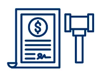 Icon representing mobile service for Wake County bail bond paperwork