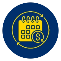 Icon representing posting a bail bond at the Durham County Detention Center