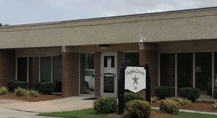 Exterior view of the Duplin County Detention Center in Kenansville, North Carolina.