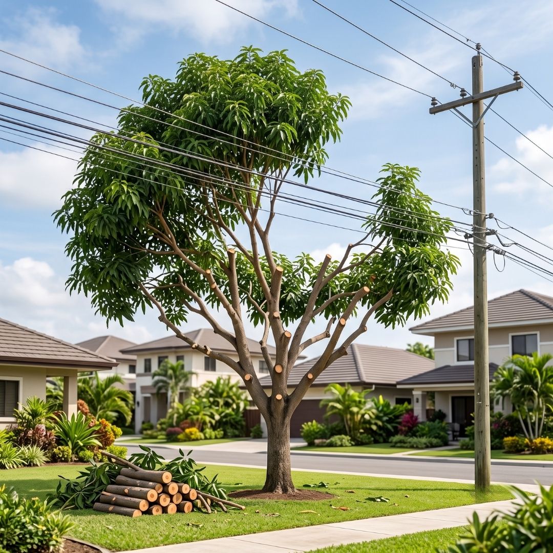 Sacramento Power Line Tree Trimming