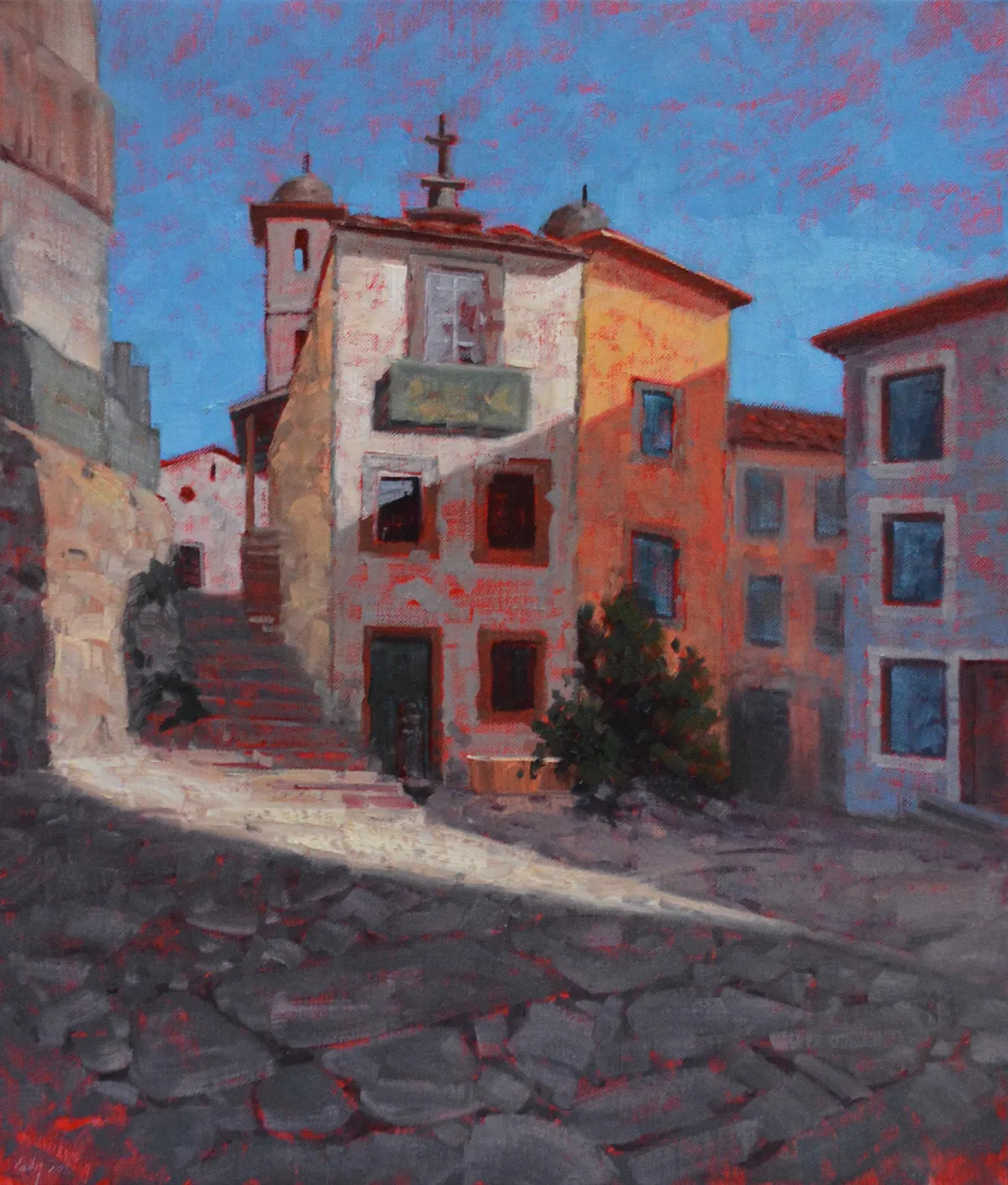 Sandstone Impression, original Southwest oil painting by Cody DeLong