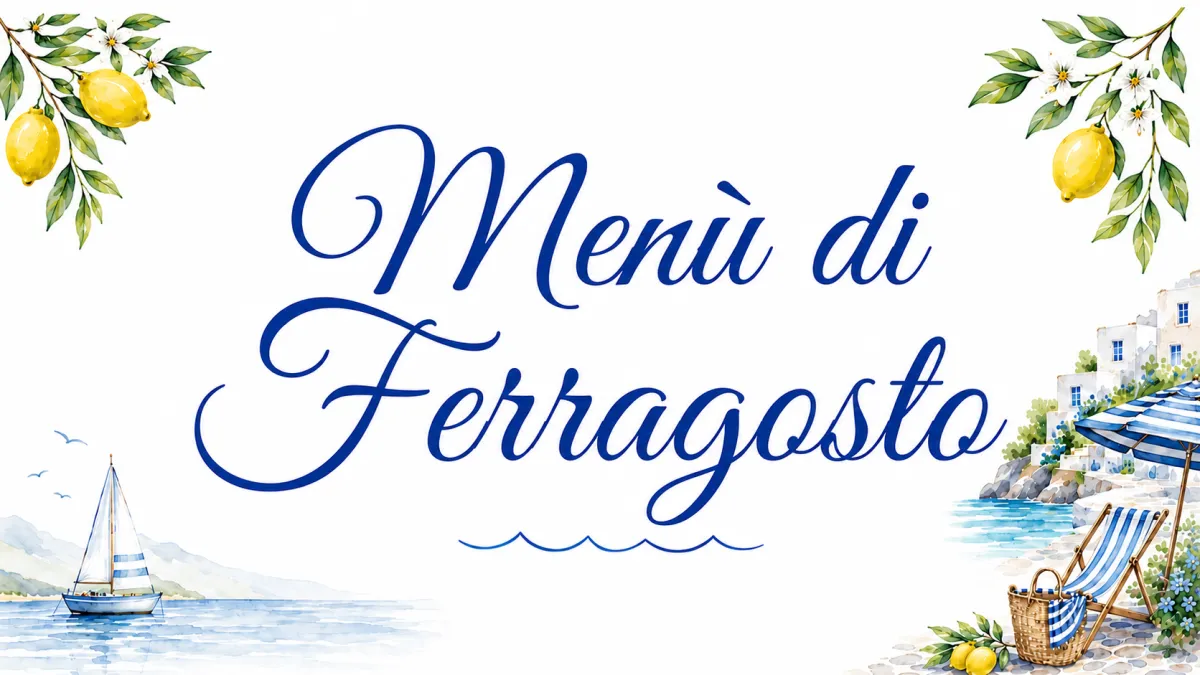 Menù di Ferragosto 2026