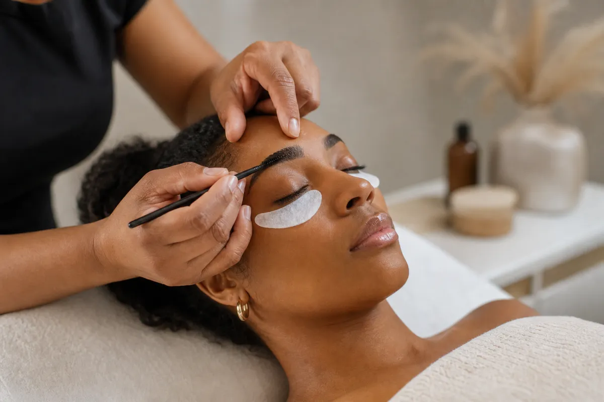 Discover the benefits of eyebrow and eyelash tinting for busy schedules — wake up to defined brows and lashes and simplify your mornings at Adara Spa Raleigh.