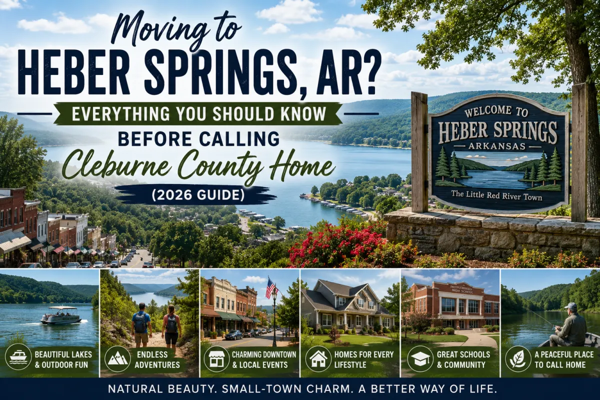 Heber Springs Realtor® helping homebuyers explore life in Heber Springs and Cleburne County, including Greers Ferry, Quitman, Tumbling Shoals, and Fairfield Bay.