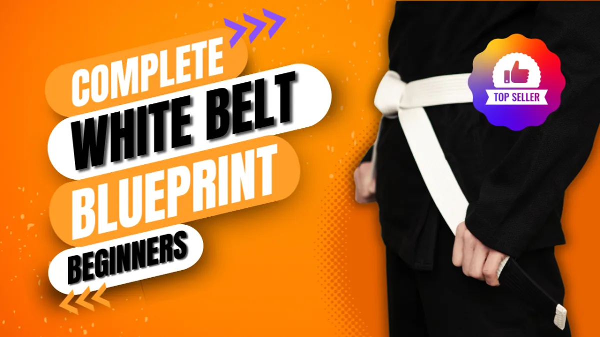 white belt blue print bjj course