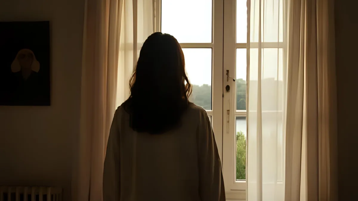 Un mercadólogo en red frustrado mirando una pizarra desordenada con notas y flechas dispersas, simbolizando confusión y falta de un sistema de duplicación