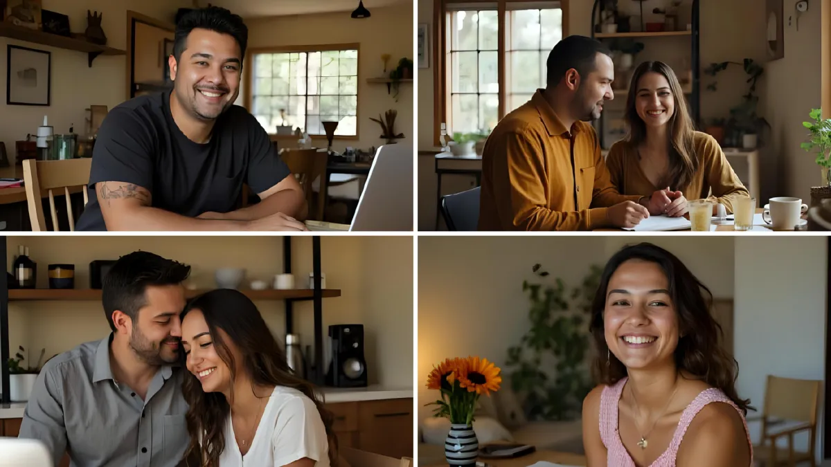 Un mercadólogo en red frustrado mirando una pizarra desordenada con notas y flechas dispersas, simbolizando confusión y falta de un sistema de duplicación