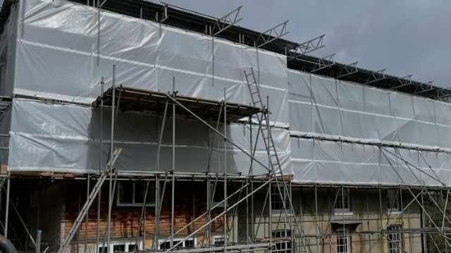 Temporary Roof & Weather Protection Scaffolding in  Brighton Sussex