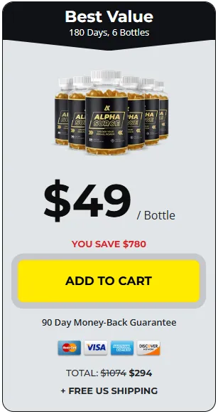 alphasurge buy 6 bottles
