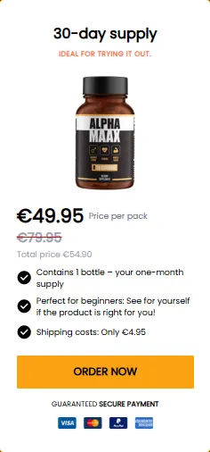 alphamaax buy 1 bottle
