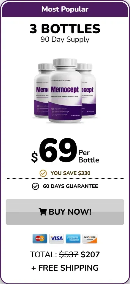 memocept buy 3 bottles