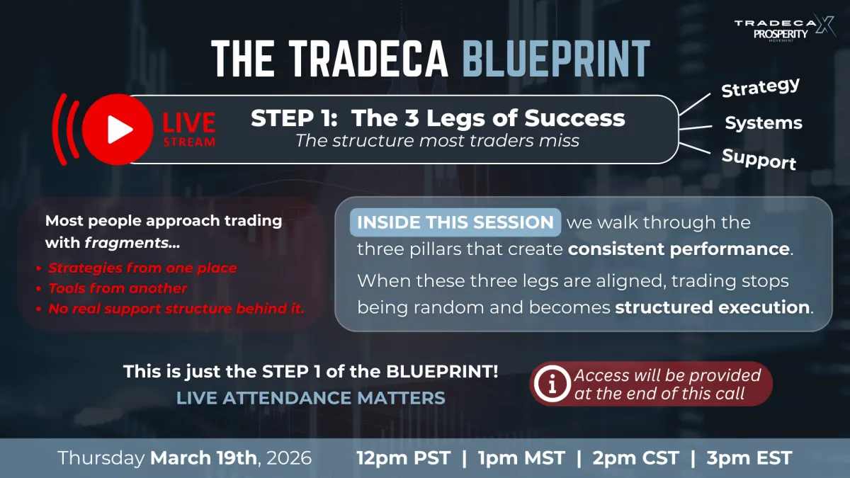 TraDeca X Podcast Ep 8: Blueprint Step One — The Three Legs of Success