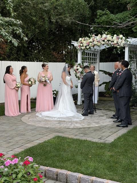 A whirlwind 12 days in New Jersey: officiating my goddaughter's wedding.