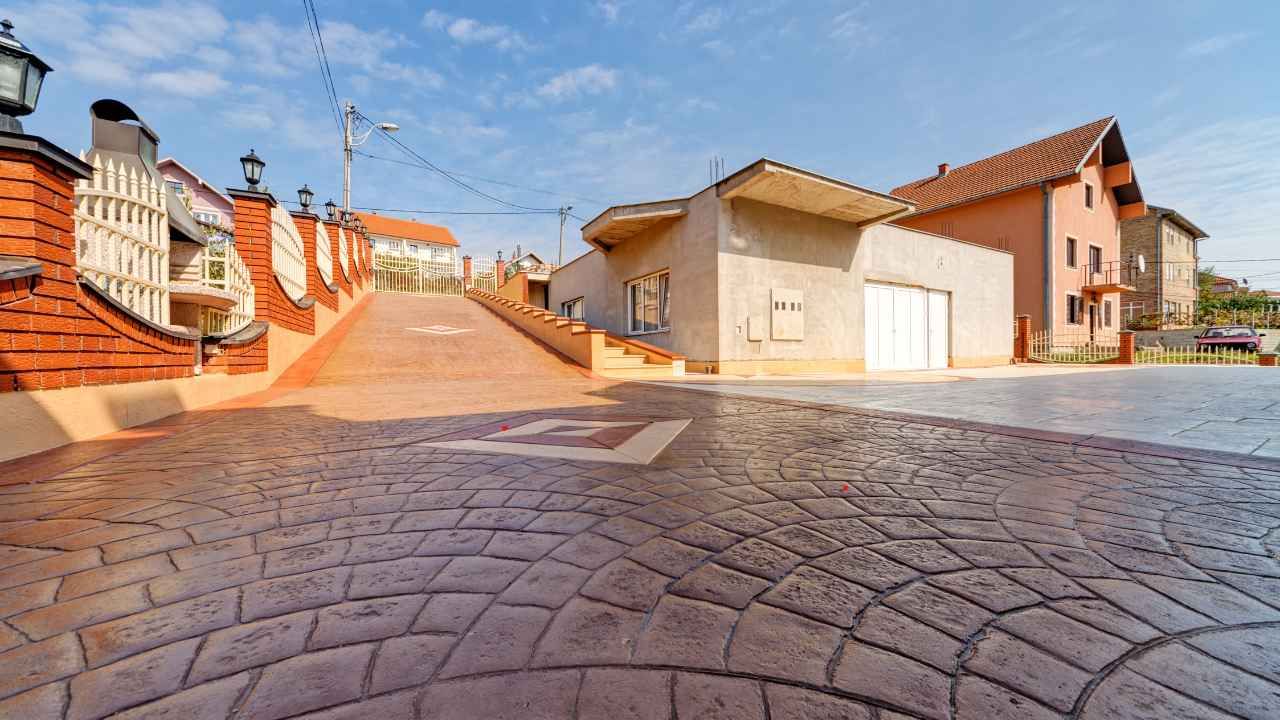 stamped concrete