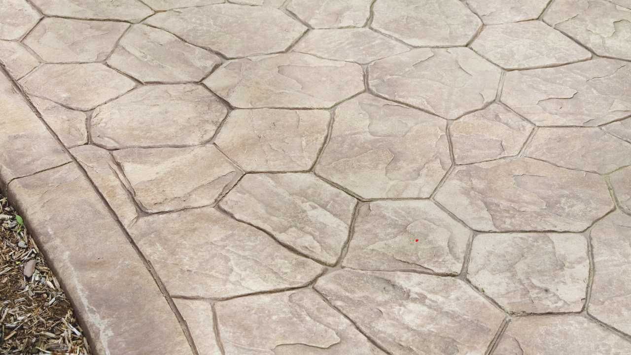 stamped concrete slippery guide