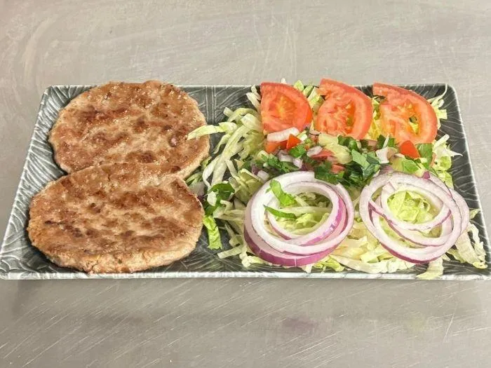 Hamburger al piatto menu