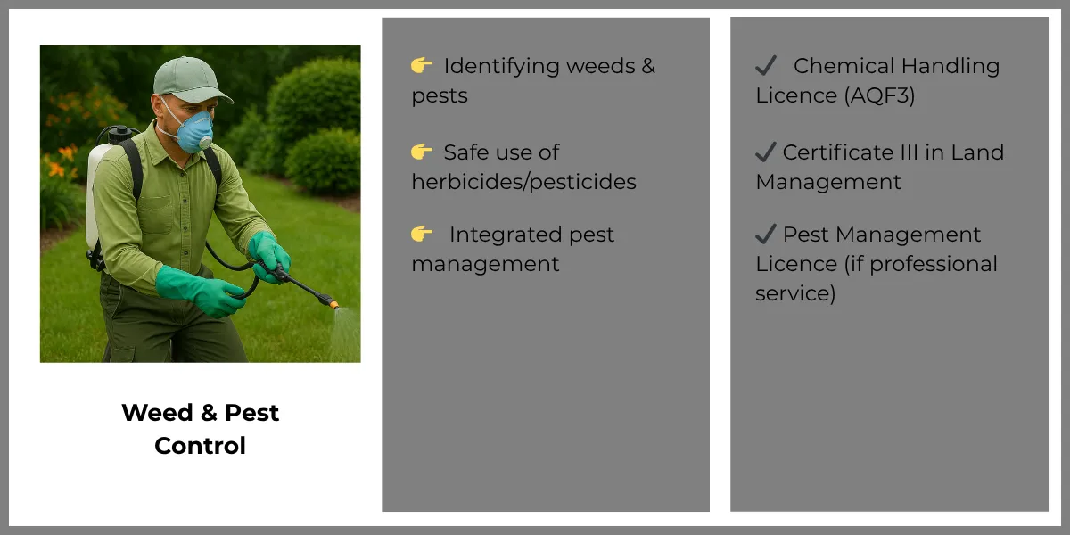 Identifying weeds and pest