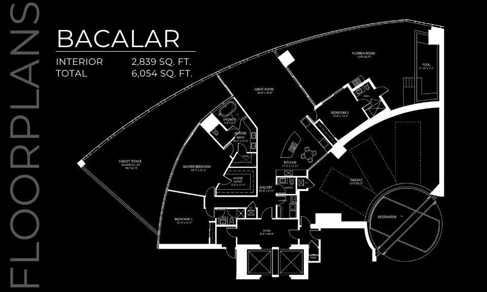 Bentley Residences Floor Plans - Bacalar