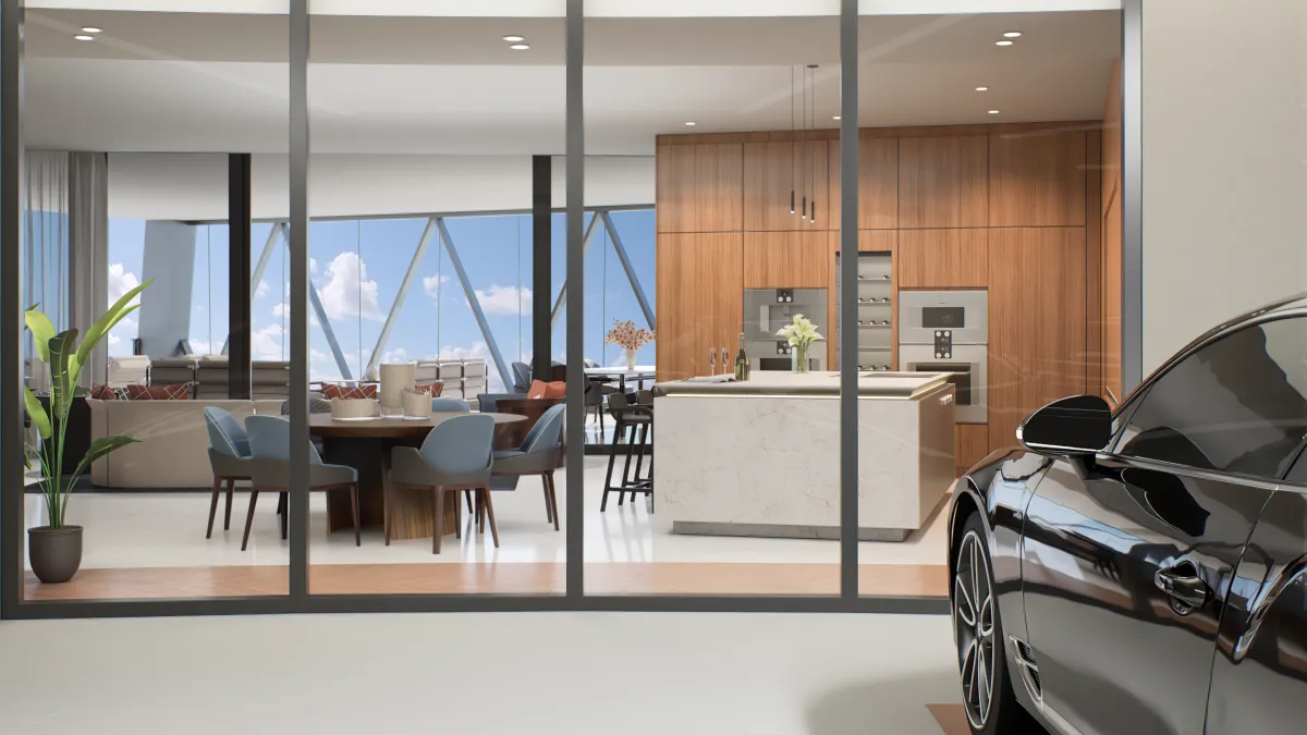 Luxury Car Garage Bentley Residences