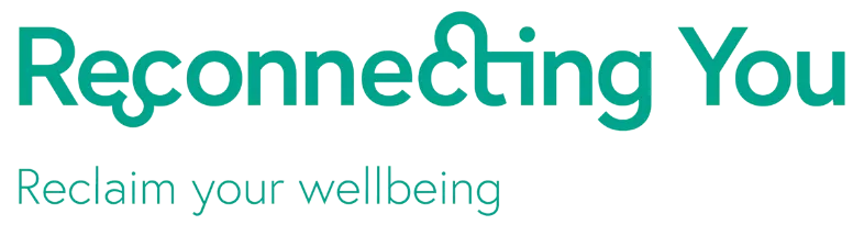 Words: Reconnecting You, he logo for Reconnecting You business in green