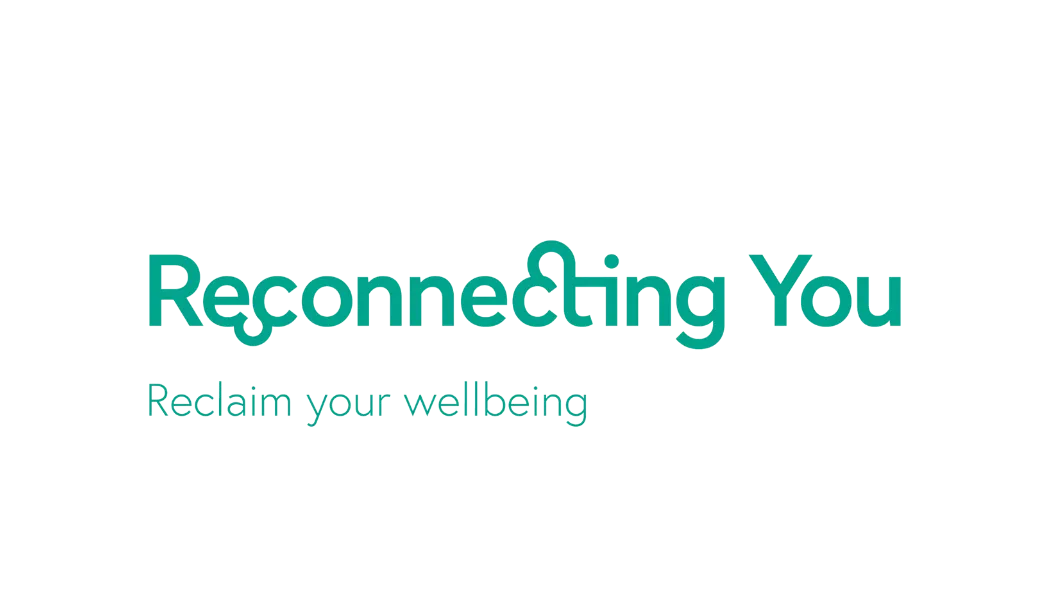 Words 'Reconnecting You', the logo for this business