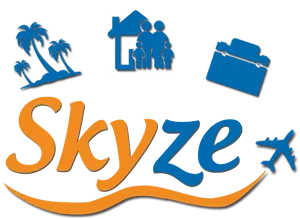 Logotipo Skyze Viagens