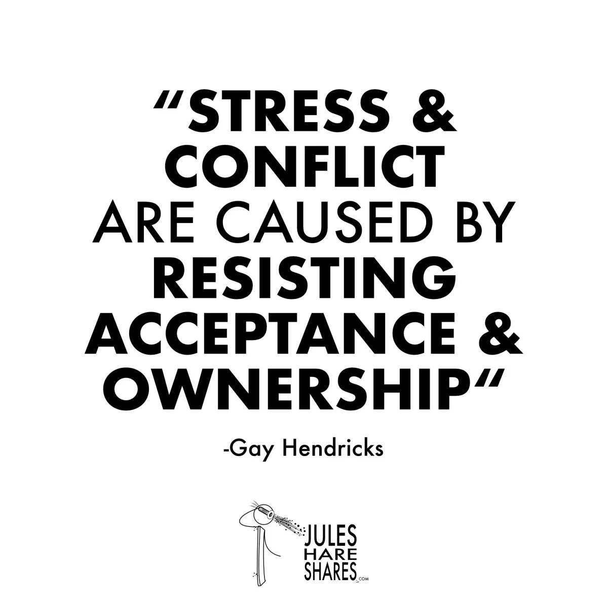 Stress Conflict Resisting Acceptance Ownership